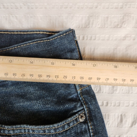 Levi's 514 Straight Fit Jeans Mens‎ Medium Wash Blue Denim W33 L32 - Picture 5 of 15